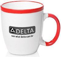 Ceramic Mugs: 12oz Cosmic Two Tone Coffee Mugs